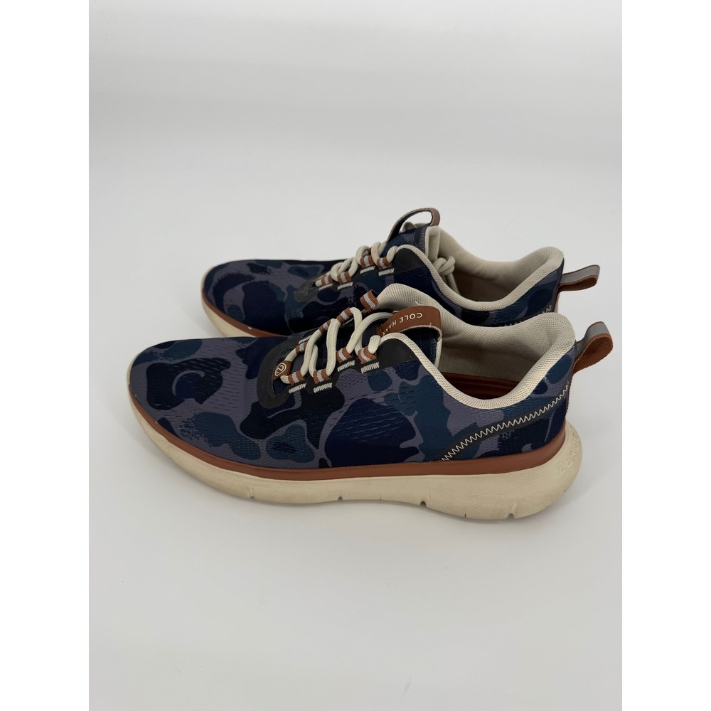 Cole Haan Zerogrand Journey Runner Mens Navy Blue Camo Mesh Sneakers Size 9.5 - Picture 4 of 16